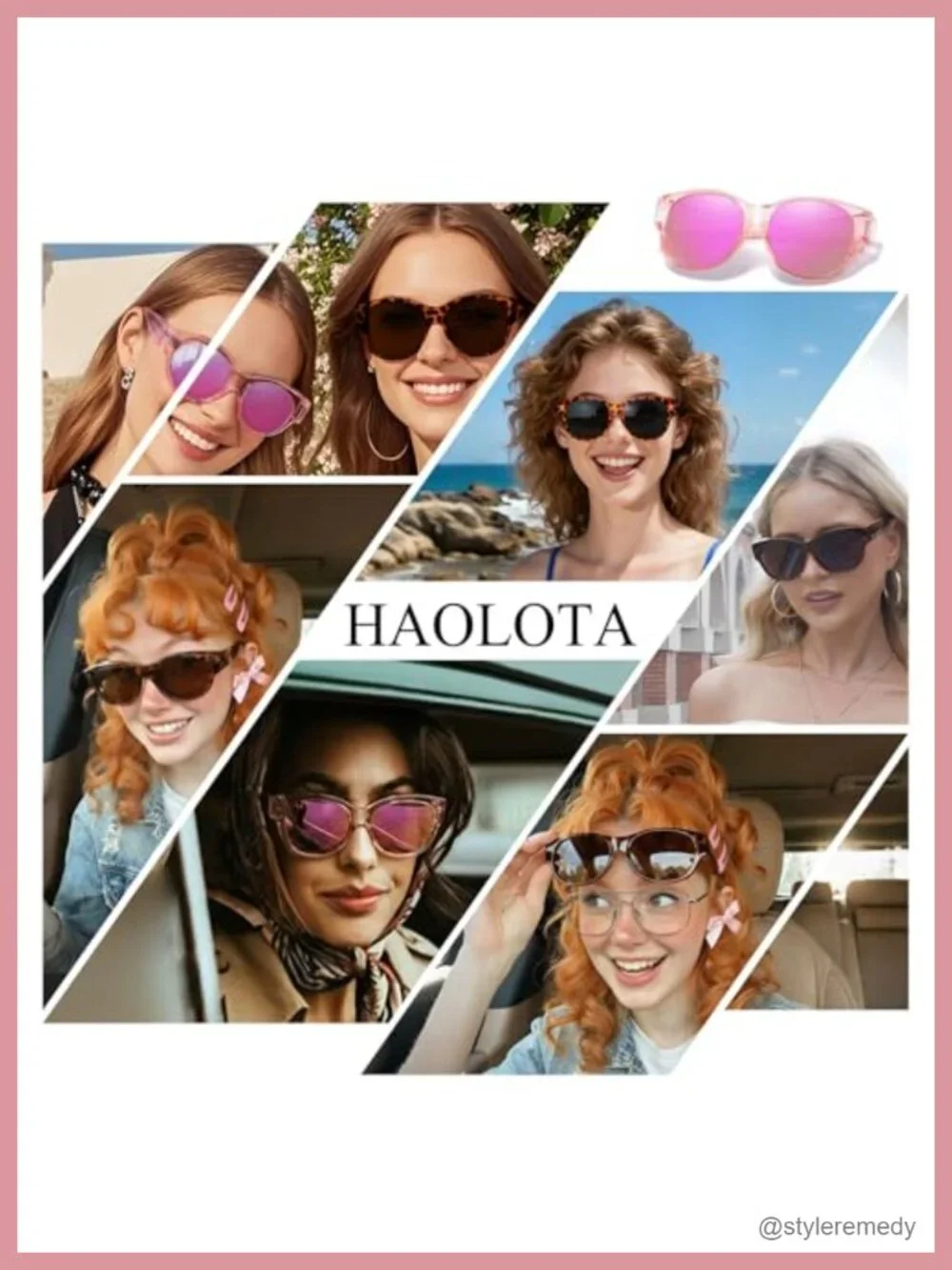 Fit Over Glasses Sunglasses Cat Eye Polarized UV Protection for Women